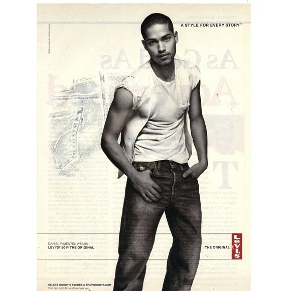 60s LEVI’S CASUALS STORE DISPLAY FRAMING INDEX: Levi's Display Merchandising Store Fixtures